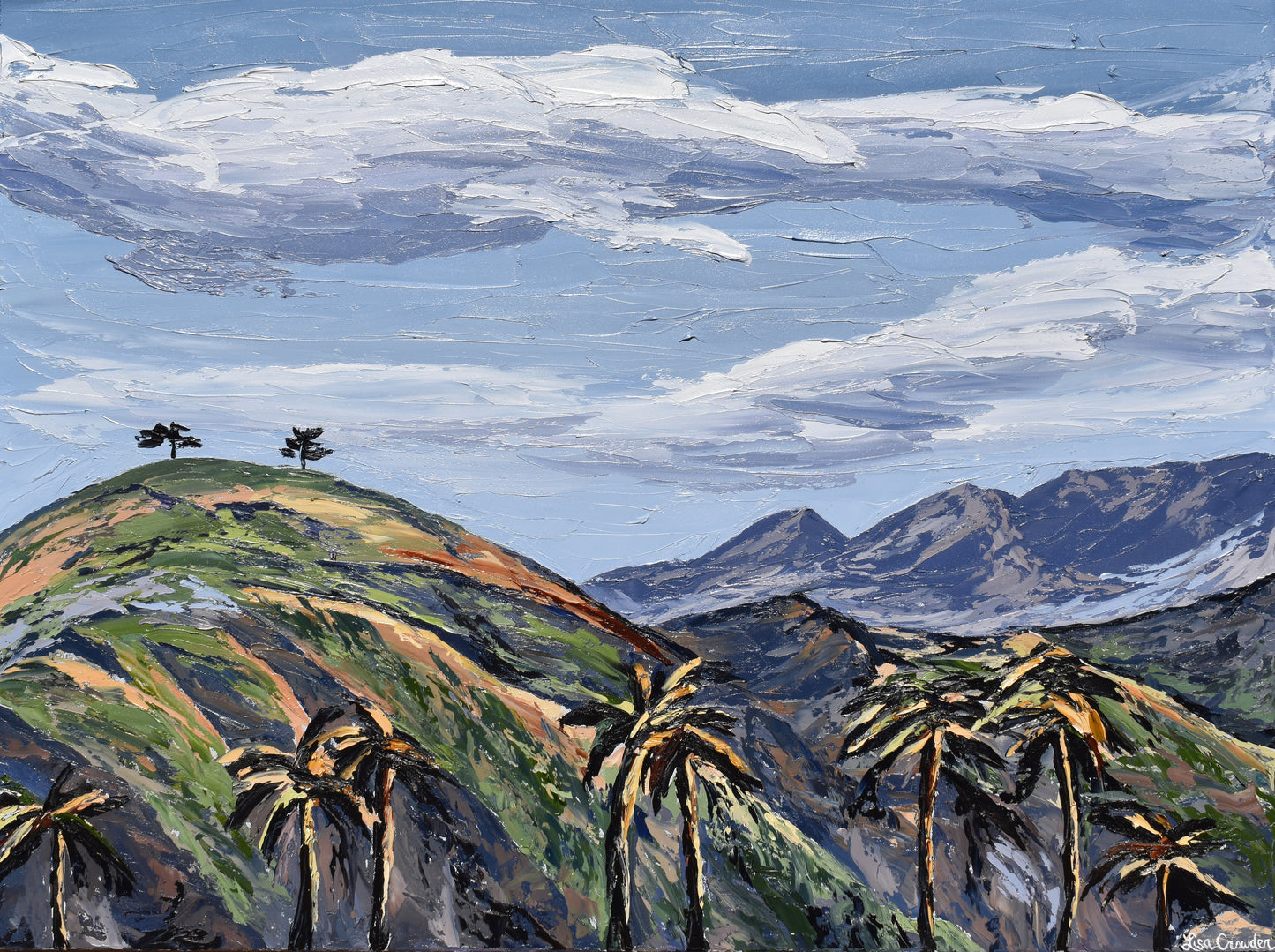 Two Trees, 30" x 40"