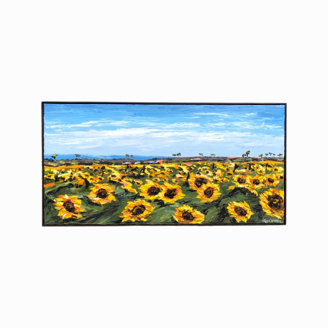 A Sunny State of Mind (Study), 24" X 48"