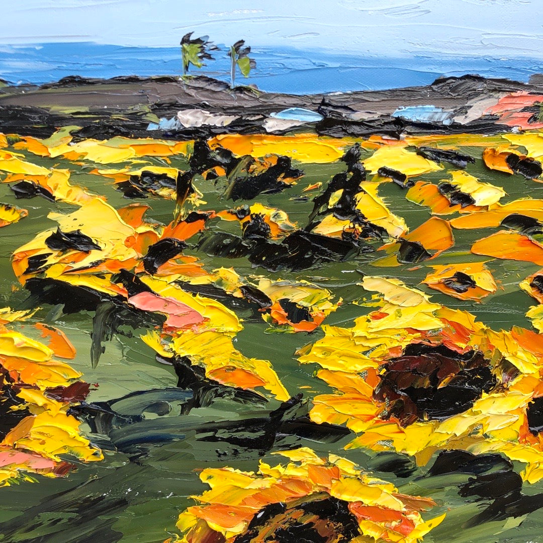 A Sunny State of Mind (Study), 24" X 48"