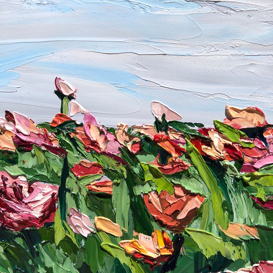 Breezy Blooms, 16" X 20"