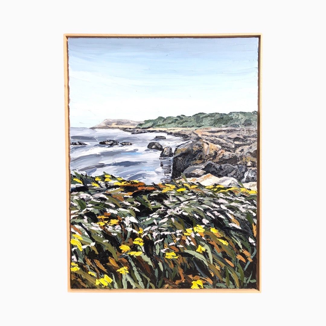 Breezy Ocean Bloom, 36" X 48"