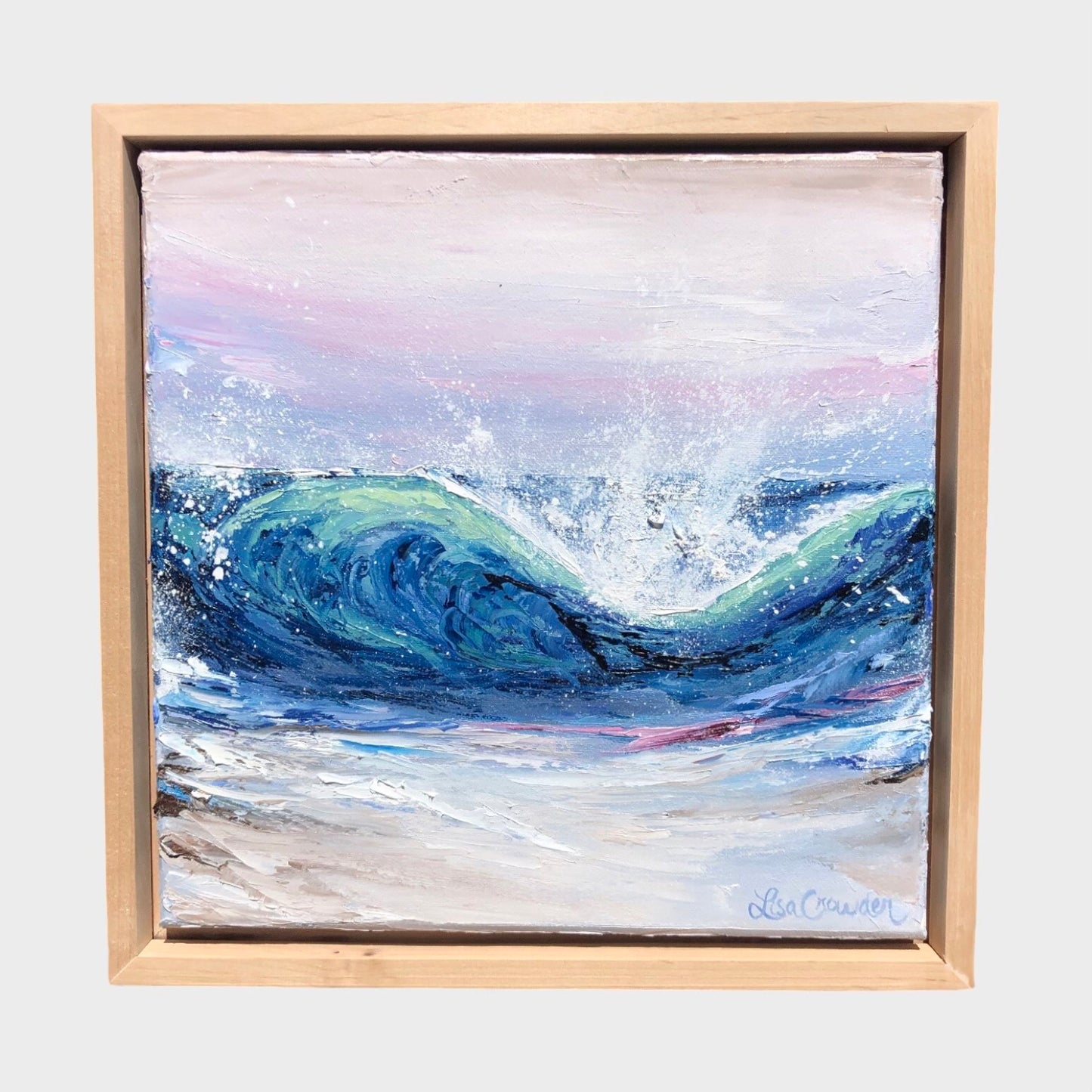 Pray For Surf, 12" x 12"