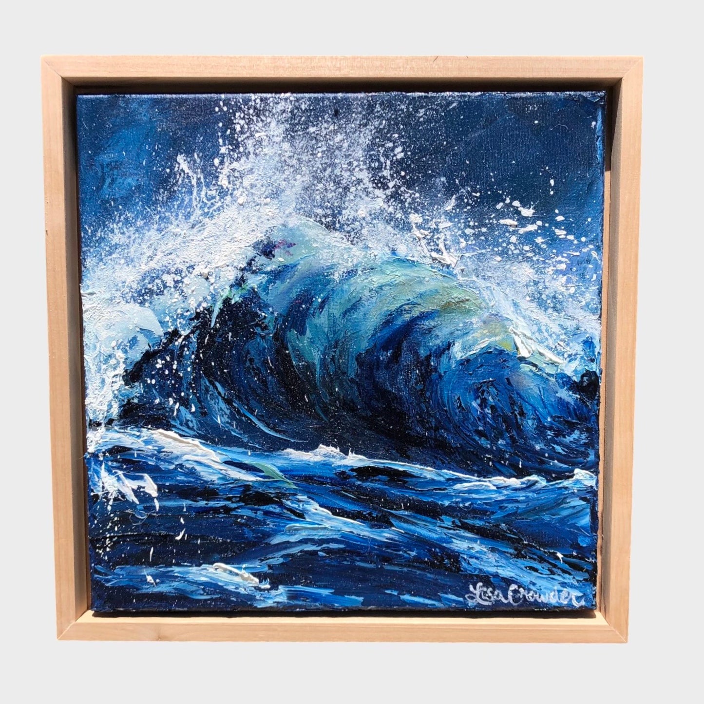 Ocean Roar, 12" x 12"
