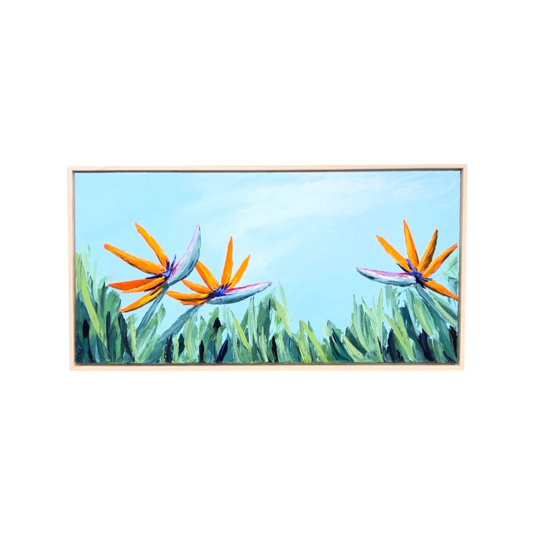 Birds of Paradise, 24" X 48"