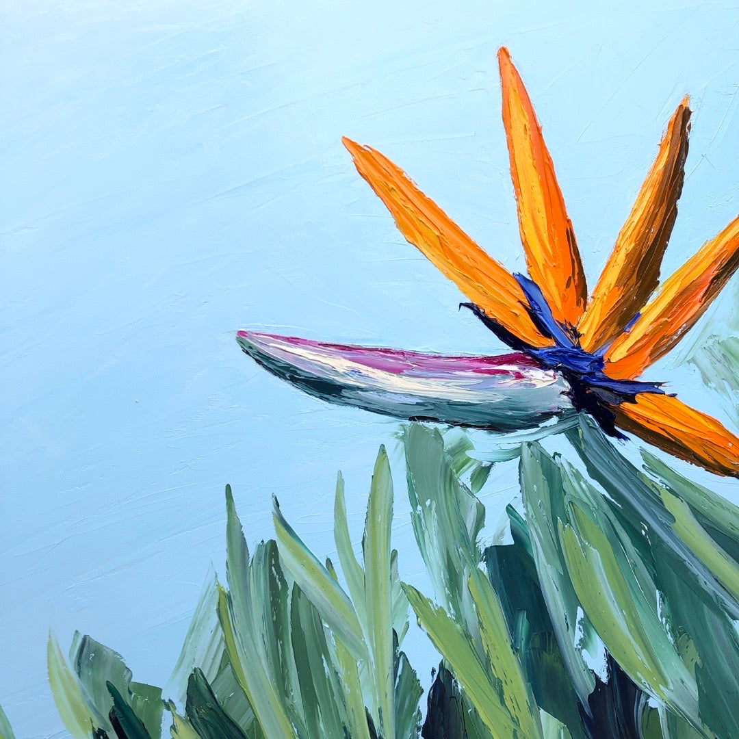 Birds of Paradise, 24" X 48"