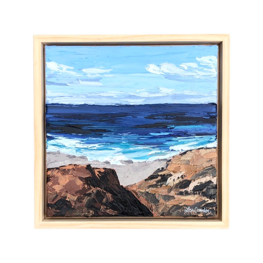 A Walk Down Point La Jolla Mini Series, 12" X 12"