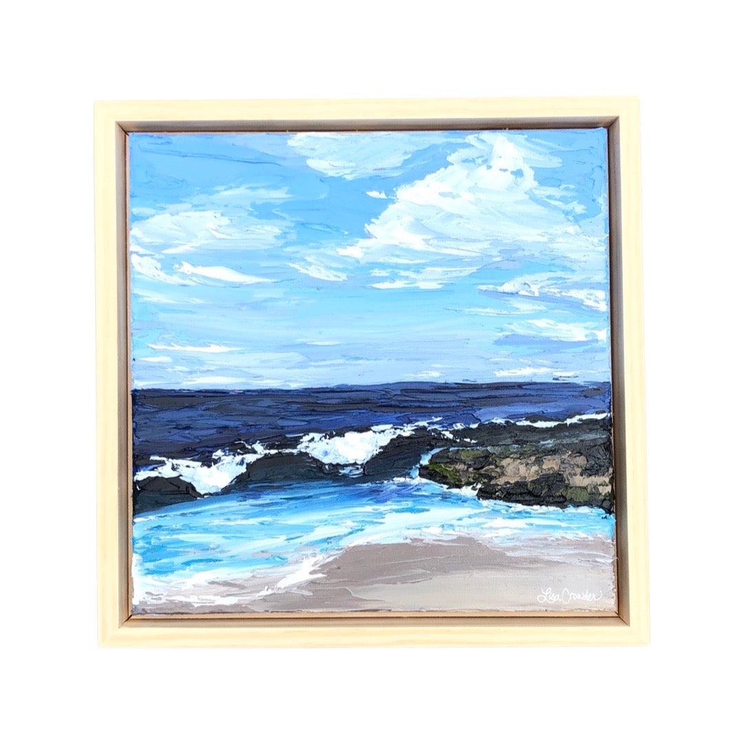 A Walk Down Point La Jolla Mini Series, 12" X 12"