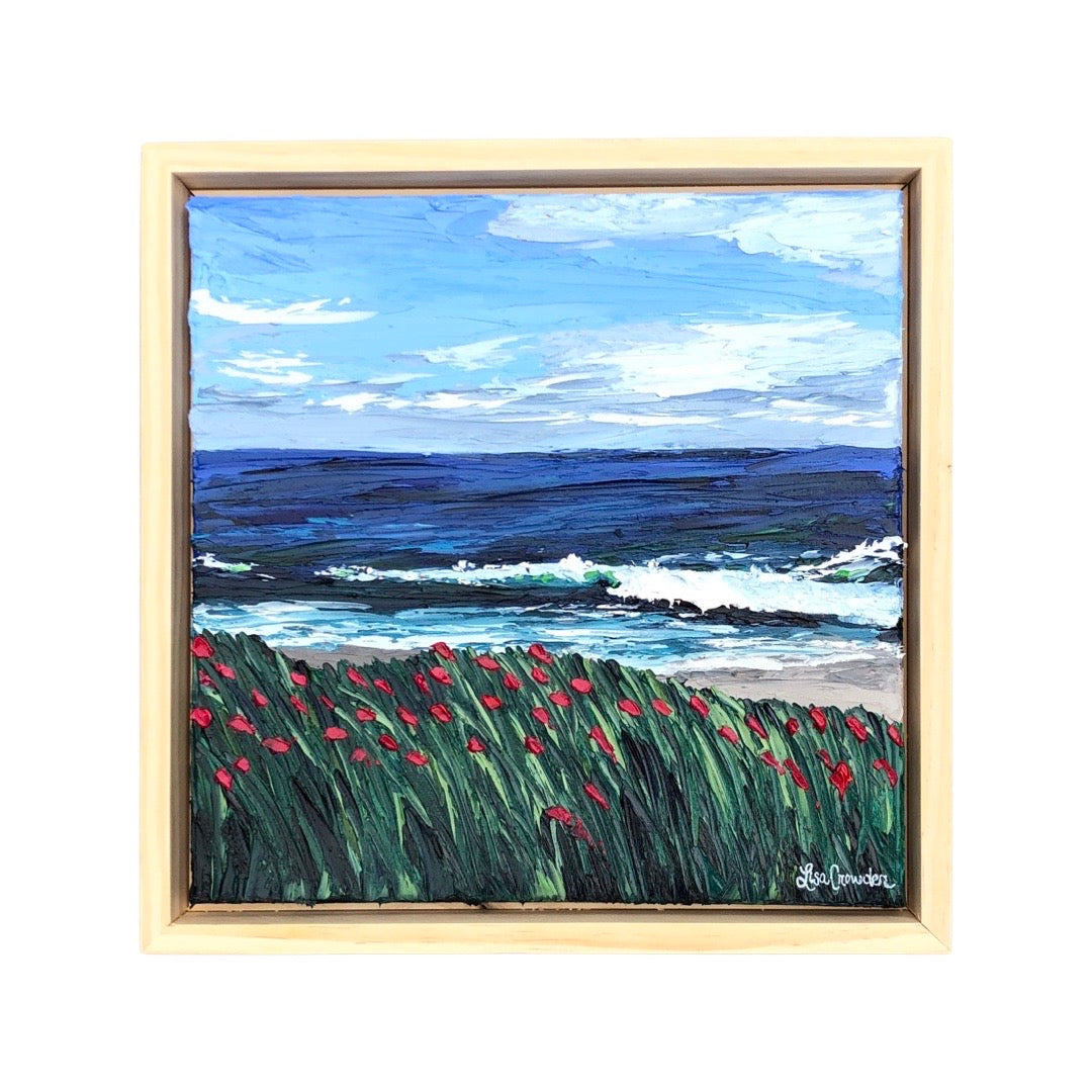 A Walk Down Point La Jolla Mini Series, 12" X 12"