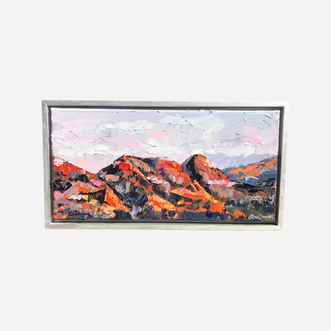 Mountain Majesty Study, 10" X 20"