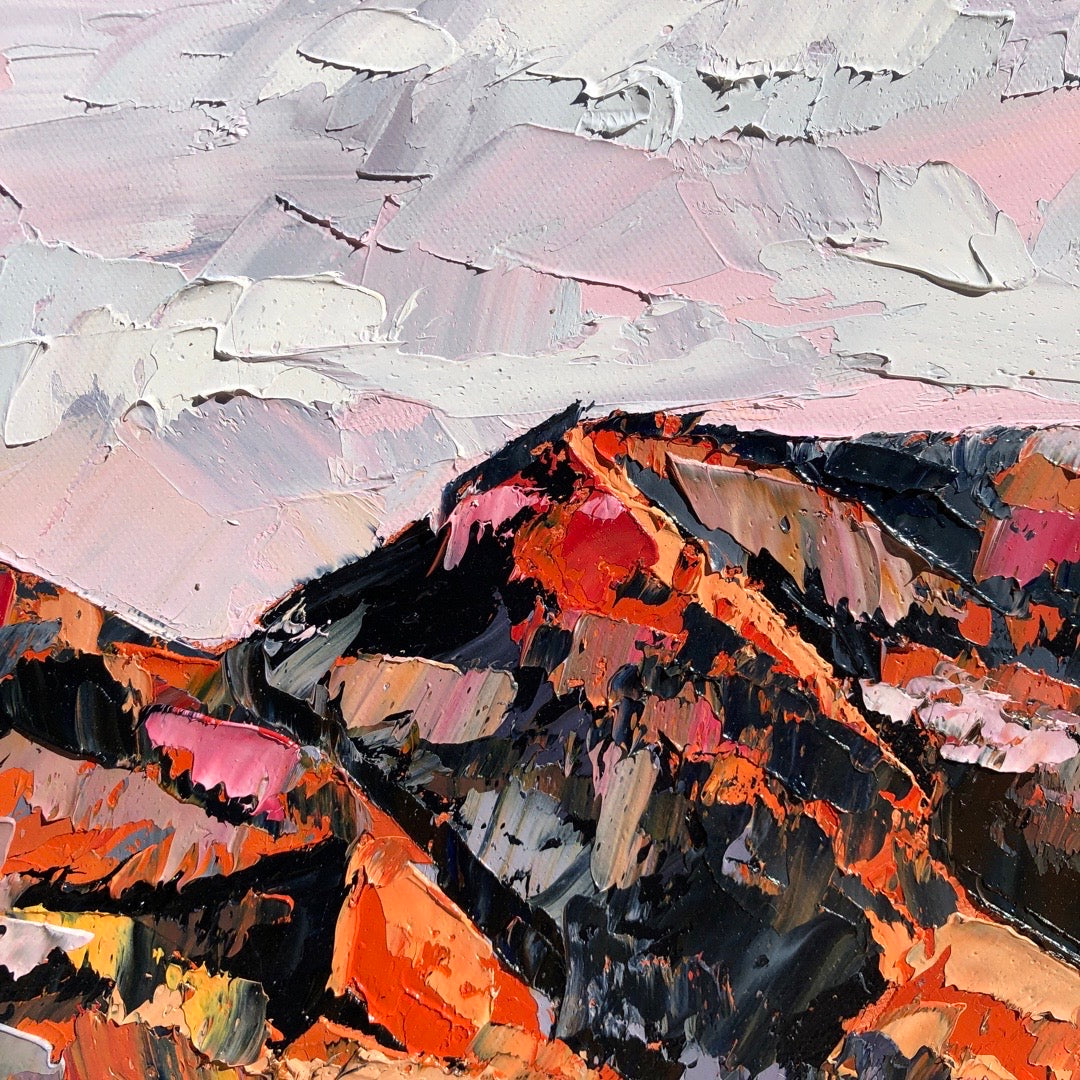Mountain Majesty Study, 10" X 20"