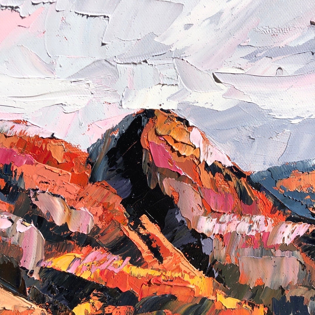 Mountain Majesty Study, 10" X 20"
