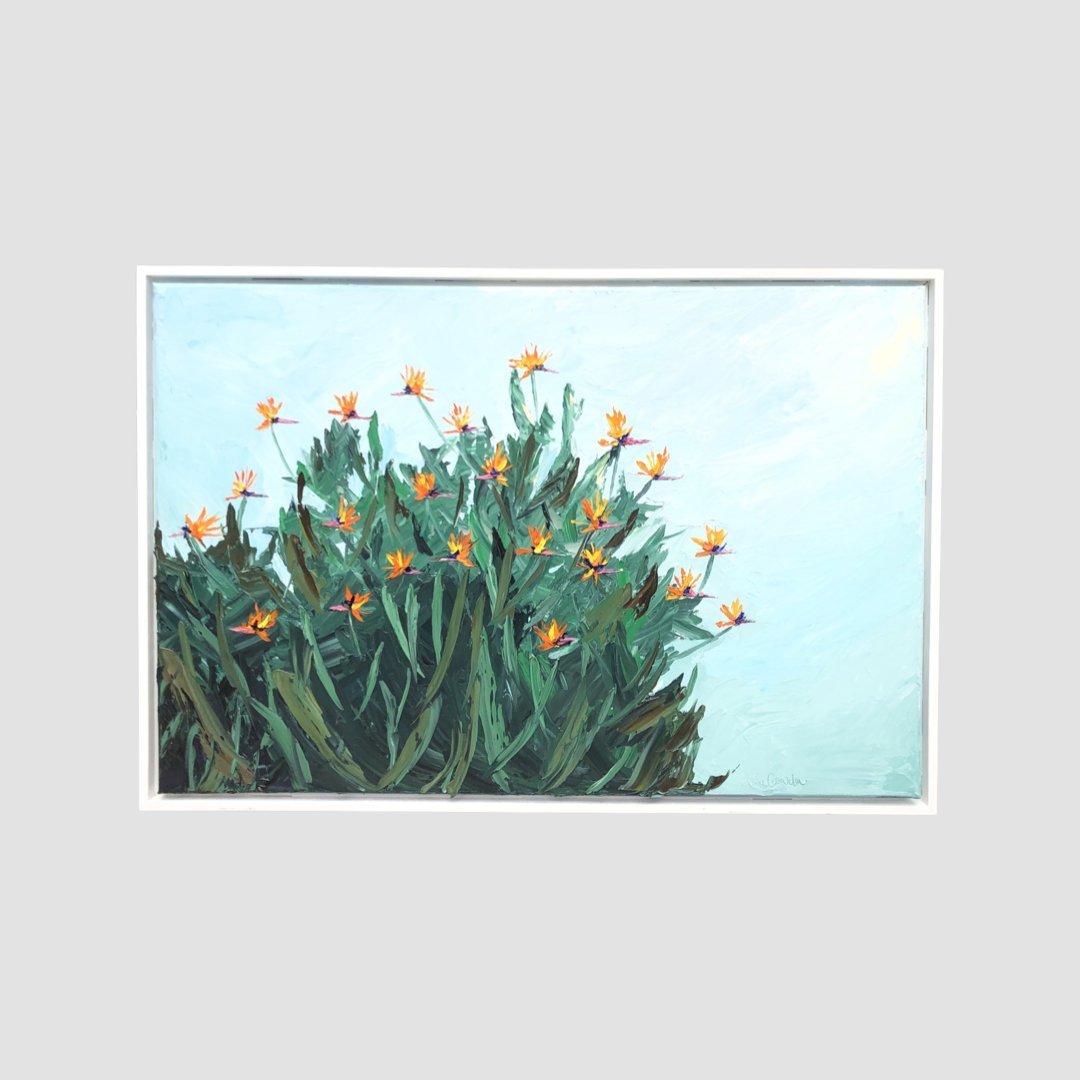 Sunny Day Birds of Paradise 24" X 36"