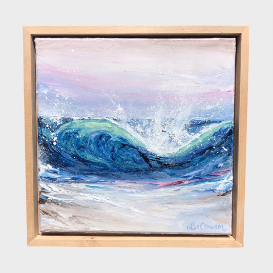 Pray For Surf, 12" x 12"