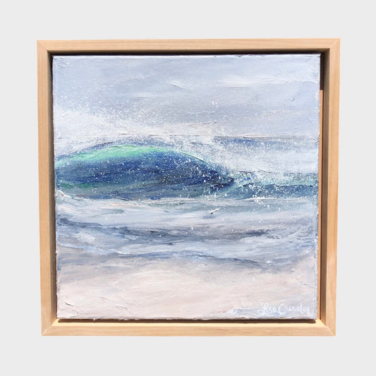 Salty Spray, 12" x 12"